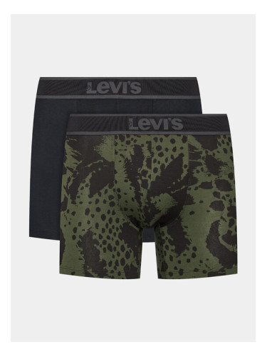 Levi's® Комплект 2 чифта боксерки 701222904 Зелен