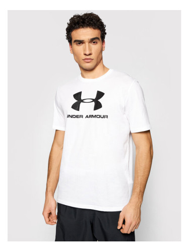 Under Armour Тишърт Ua Sportstyle Logo 1329590 Бял Loose Fit