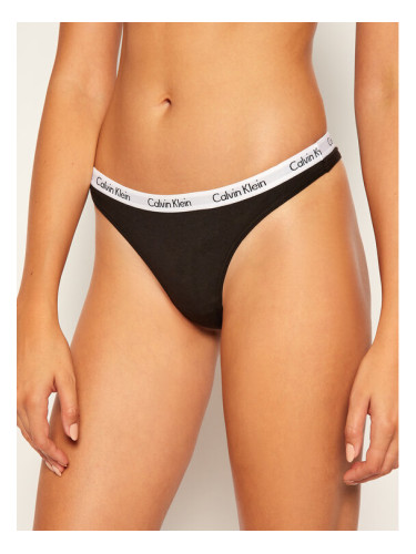 Calvin Klein Underwear Бикини тип прашка 0000D1617E Черен