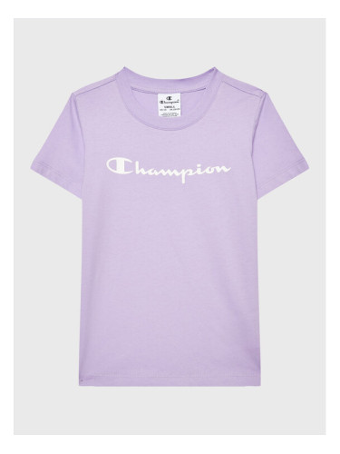 Champion Тишърт 404541 Виолетов Regular Fit