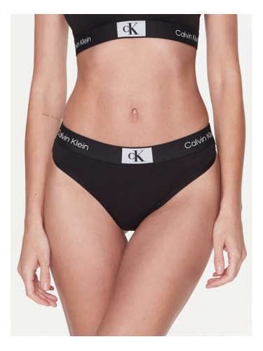 Calvin Klein Underwear Бикини тип прашка Modern 000QF7221E Черен