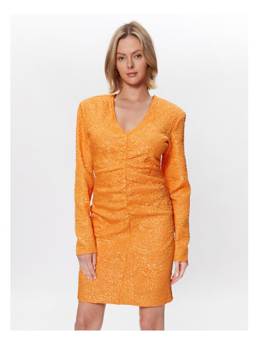 Gestuz Коктейлна рокля Maisie 10906936 Оранжев Slim Fit