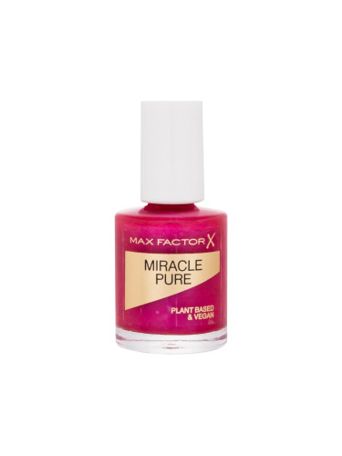Max Factor Miracle Pure Лак за нокти за жени 12 ml Нюанс 265 Fiery Fuchsia