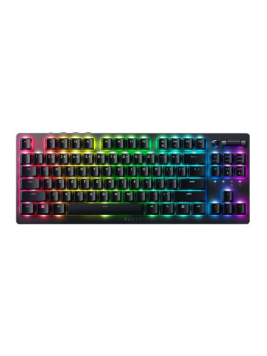  Механична клавиатура Razer - DeathStalker V2 Pro TKL, безжична, Linear, RGB, черна