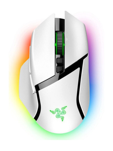  Гейминг мишка Razer - Basilisk V3 Pro, оптична, безжична, бяла