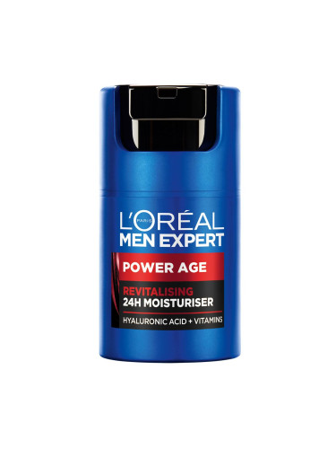 L'Oréal Paris Men Expert Power Age 24H Moisturiser Дневен крем за лице за мъже 50 ml