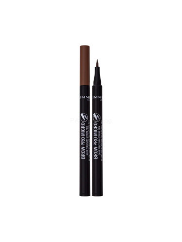 Rimmel London Brow Pro Micro 24HR Precision-Stroke Pen Молив за вежди за жени 1 ml Нюанс 002 Honey Brown