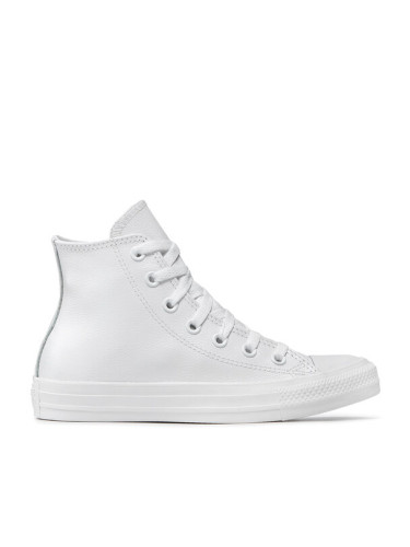 Converse Кецове Ct A/S Lthr Hi 1T406 Бял