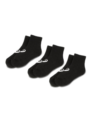 Asics Комплект 3 чифта къси чорапи унисекс 3PPK Quarter Sock 155205 Черен