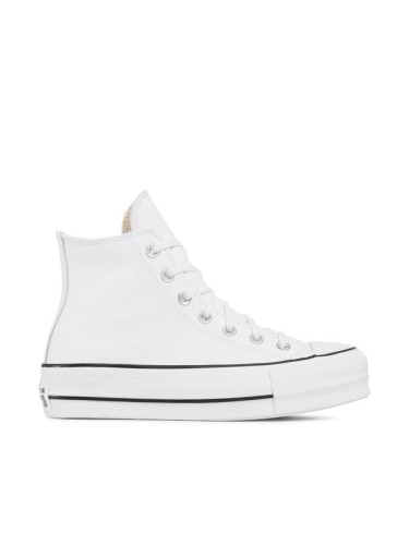 Converse Кецове Chuck Taylor All Star Lift Clean Hi 561676C Бял