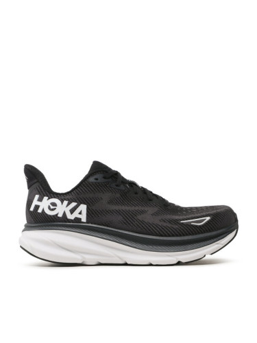 Hoka Маратонки за бягане Clifton 9 WIDE 1132210 Черен