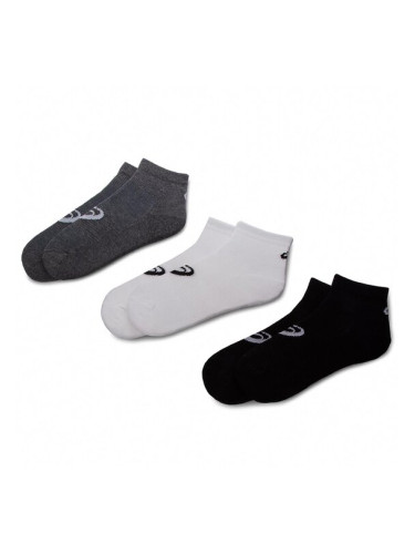 Asics Комплект 3 чифта къси чорапи унисекс 3PPK Quarter Sock 155205 Сив