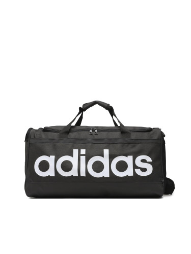 Сак adidas Essentials Linear Duffel Bag Medium HT4743 Черен