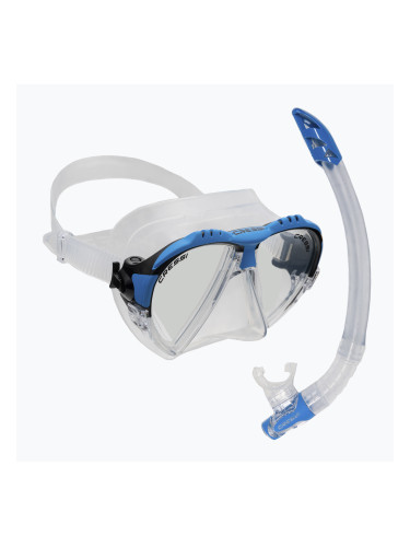 Комплект за гмуркане Cressi Matrix + Gamma маска + шнорхел син DS302501