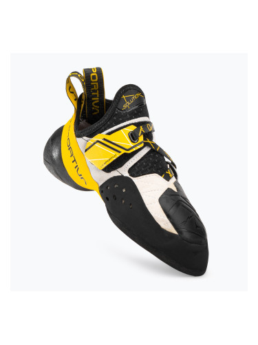Мъжки обувки за катерене La Sportiva Solution в бяло и жълто 20G000100