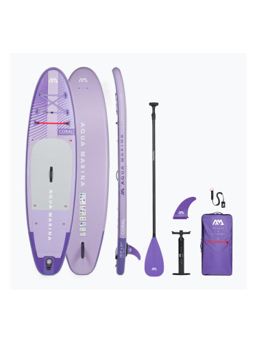 Aqua Marina Coral 10'2" лилава SUP дъска BT-23COPN