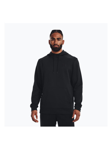 Under Armour Armour Fleece Hoodie мъжки суитшърт за тренировки черен 1373353-001