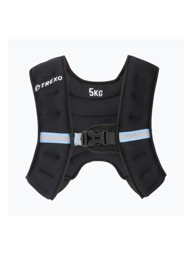 TREXO WV-05 5kg жилетка за тренировка с тежести черна