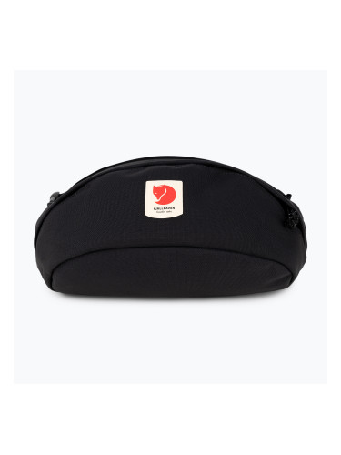 Fjällräven Ulvo Medium 550 бъбрековидна чанта черна F23165