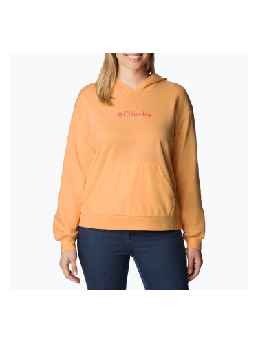 Дамски потник Columbia Logo III French Terry trekking sweatshirt orange 2032871812