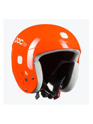 Детски ски каски POC POCito Skull fluorescent orange