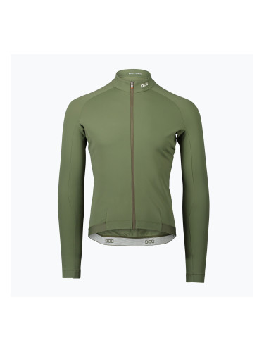 Мъжки колоездачен анцуг с дълъг ръкав POC Ambient Thermal Jersey epidote green