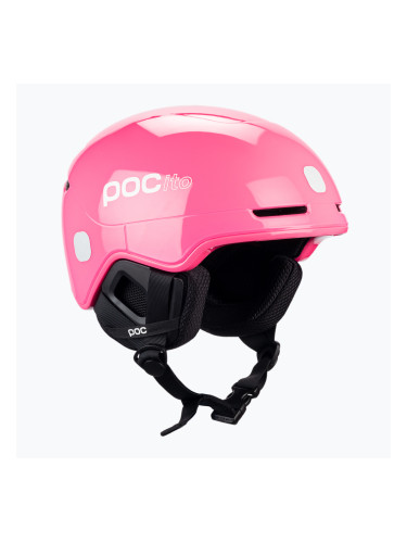 Детска ски каска POC POCito Obex MIPS флуоресцентно розово