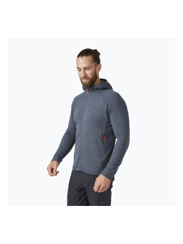 Мъжка блуза за преходи Rab Nexus Hoody сив QFF-70