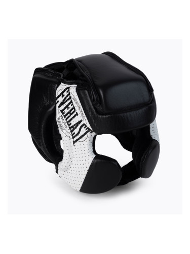 Мъжка боксова каска EVERLAST Leather 1910 black EV4820