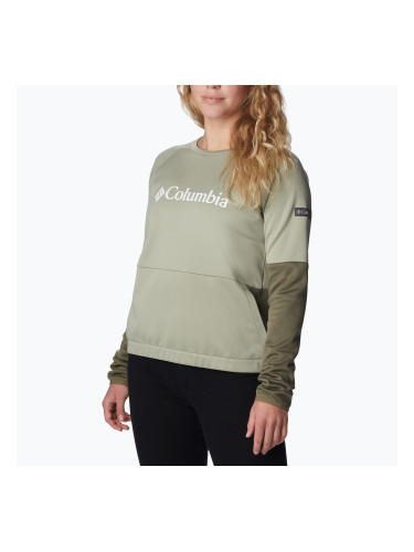 Дамски суитшърт Windgates Crew на Columbia, сафари/каменно зелено