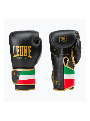 Боксови ръкавици Leone 1947 Италия '47 black GN039