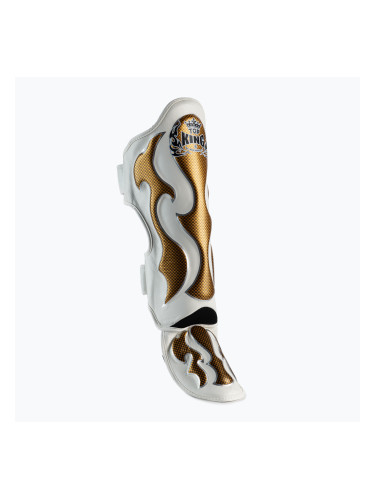 Top King Empower протектори за пищяли и стъпала, бели TKSGEM-01-WH-GD-L