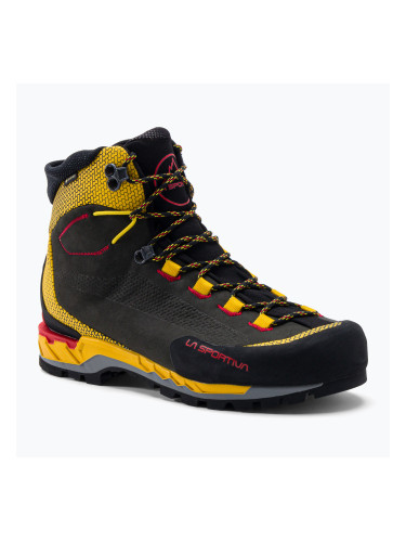 Мъжки планински обувки La Sportiva Trango Tech Leather GTX black/yellow