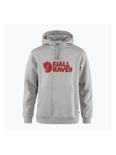 Мъжка качулка с лого Fjällräven сива F84144
