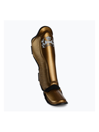 Top King Super Snake предпазители на подбедриците черни TKSGEM-02-BK-GD-L