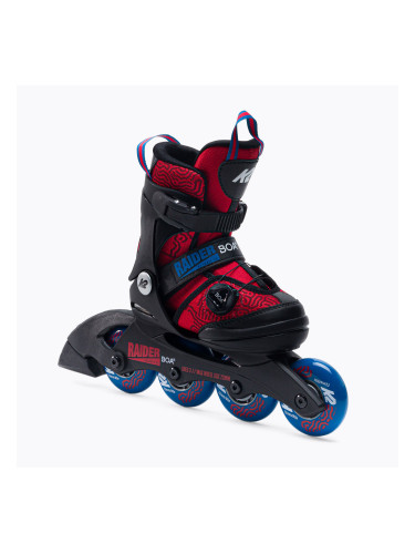 Детски кънки K2 Raider Boa червени 30G0185
