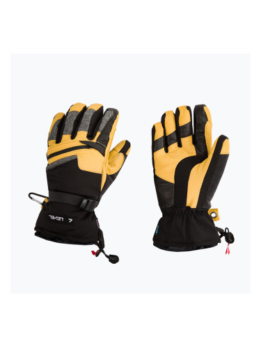 Мъжки сноуборд ръкавици Level Ranger Leather yellow 2091