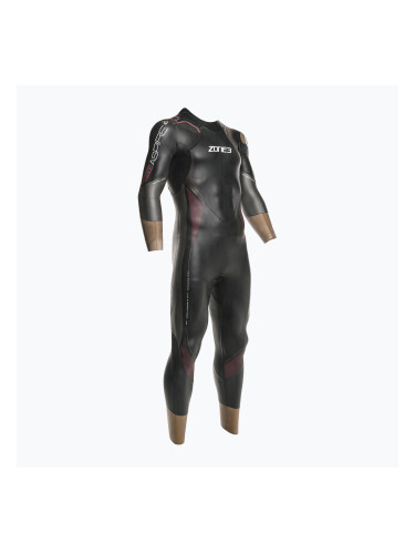 Мъжки костюм за триатлон ZONE3 Thermal Aspire black/grey/gold/red