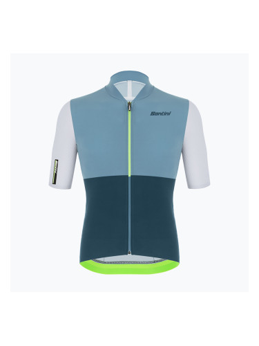 Santini Redux Istinto мъжка колоездачна фланелка флуор зелен 2S94475REDUXISTIVFS