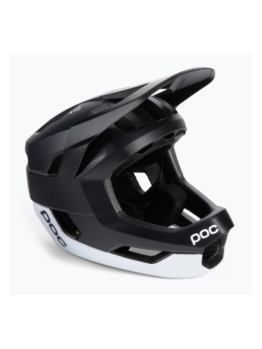 POC Otocon Race MIPS каска за велосипед ураниево черно/водородно бяло матово