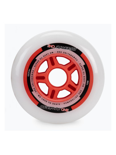 Powerslide PS One Разделител/подложки за колела за ролери 100mm/82A 8 бр. бял 905302