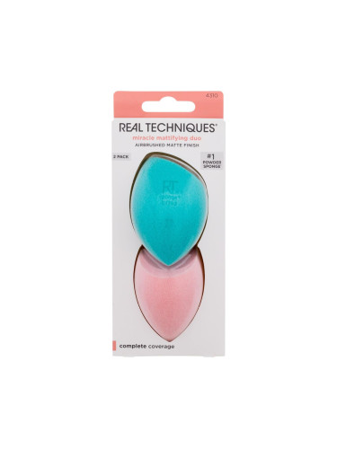 Real Techniques Miracle Mattifying Duo Апликатор за жени Комплект