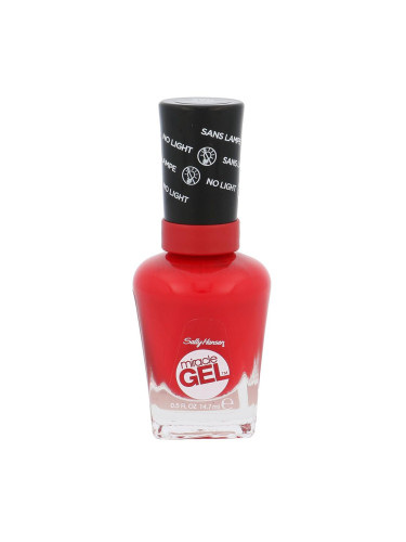 Sally Hansen Miracle Gel Лак за нокти за жени 14,7 ml Нюанс 470 Red Eye