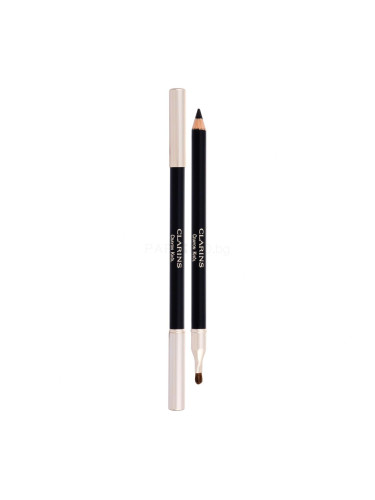 Clarins Long-Lasting Eye Pencil Молив за очи за жени 1,05 g Нюанс 01 Carbon Black