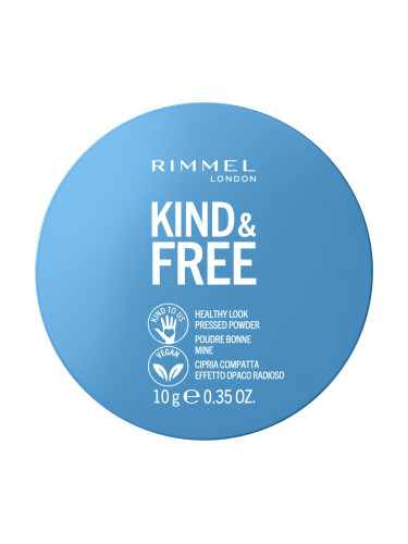 Rimmel London Kind & Free Healthy Look Pressed Powder Пудра за жени 10 гр Нюанс 020 Light