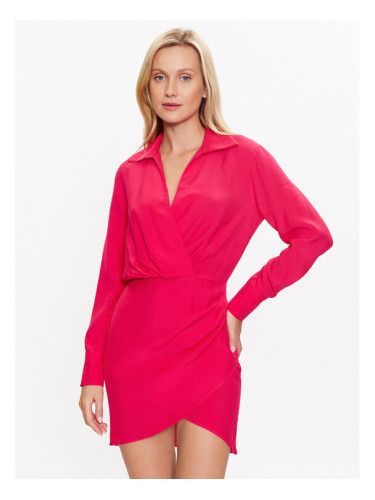Sisley Ежедневна рокля 4B5FLV03L Розов Regular Fit