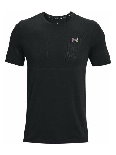 Under Armour Men's UA Rush Seamless Legacy Short Sleeve Black/Black S Фитнес тениска