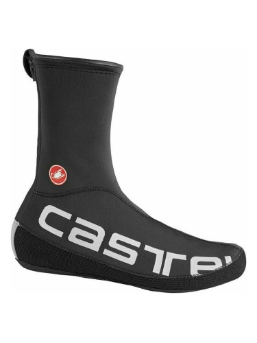 Castelli Diluvio UL Shoecover Black/Silver Reflex 2XL Гамаши за колоездене