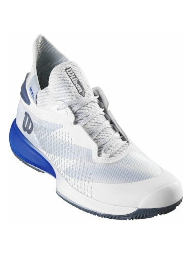 Wilson Kaos Rapide Sft Clay Mens Tennis Shoe White/Sterling Blue/China Blue 42 2/3 Мъжки обувки за тенис