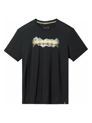 Smartwool Mountain Horizon Graphic Short Sleeve Tee Black L Тениска